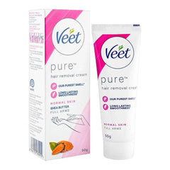 Veet Pure Shea Butter Normal Skin Hair Removal Cream -  50g - Full Arms Veet