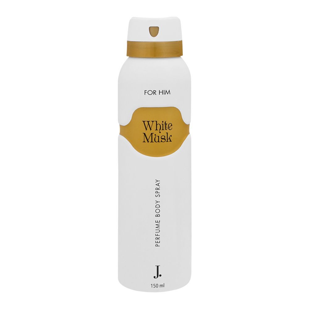 Junaid Jamshed J. White Musk Perfume Body Spray – 150ml JUNAID JAMSHED