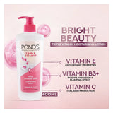 Pond's Triple Vitamin Moisturizing Lotion, Silky Smooth Skin