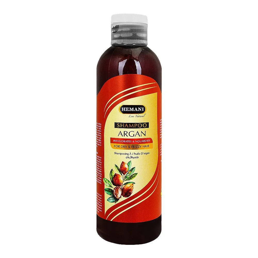 Hemani Argan Shampoo, For Dry & Frizz Hair -  350ml Hemani