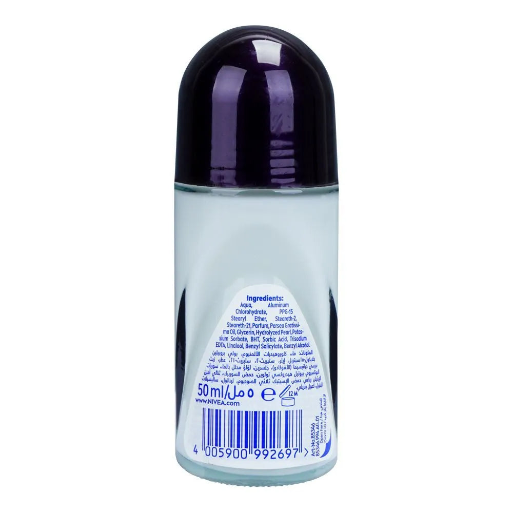 Nivea 48H Pearl & Beauty Soft & Smooth Anti-Perspirant Roll On, 50ml Nivea