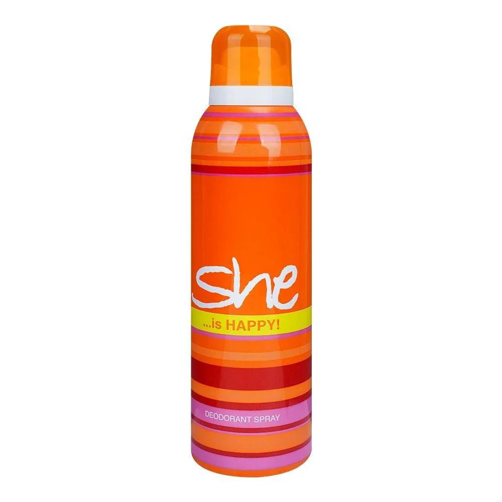 She Is Happy Deodorant Spray, For Women, 200ml She