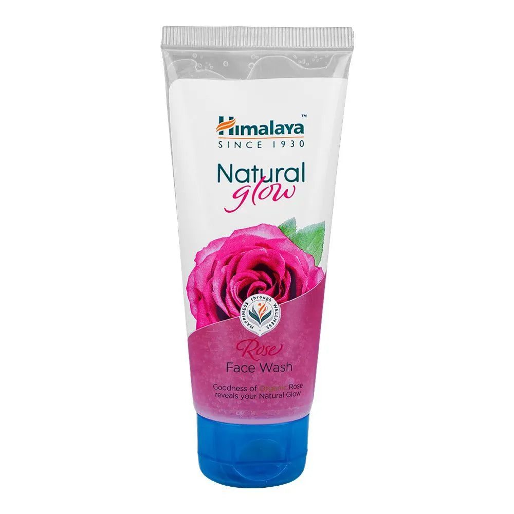 Himalaya Natural Glow Rose Face Wash, For All Skin Types, Removes Impurities and Dullness Himalaya