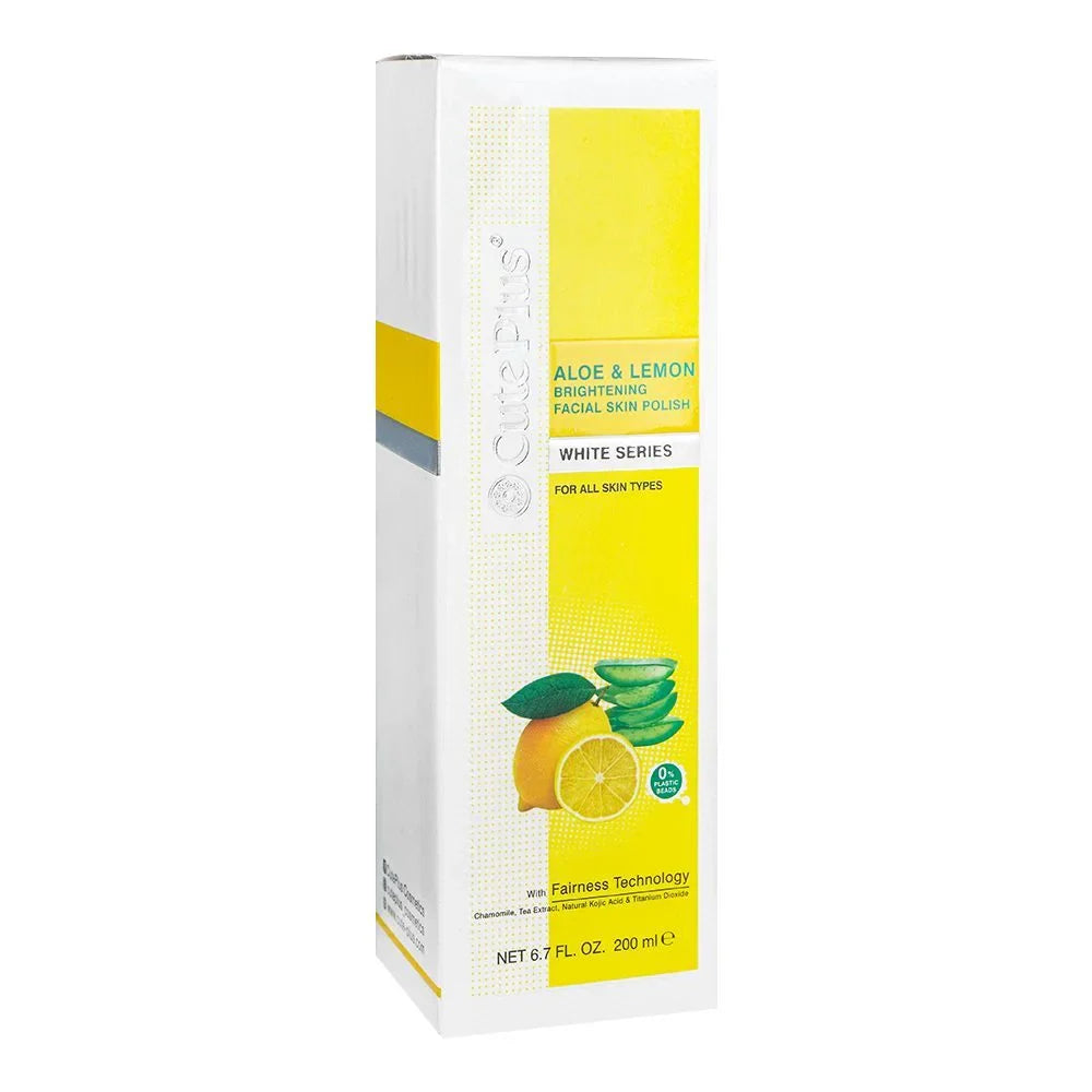 Cute Plus White Series Aloe & lemon Brightening Facial Skin Polish Cute Plus
