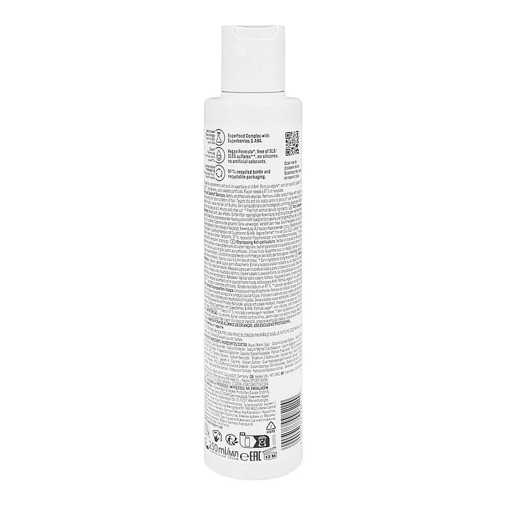 Schwarzkopf BC Bonacure Superberries & AHA Anti-Dandruff Shampoo – 250ml Schwarzkopf