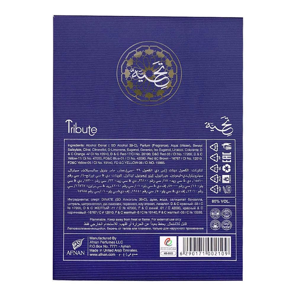 Afnan Tribute Eau de Parfum Unisex – 100 ml Afnan
