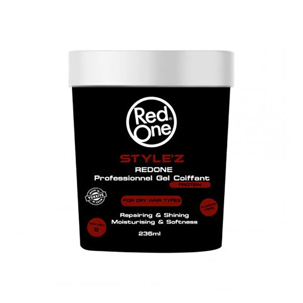 Redone Style'z Professional Hair Gel With Protein, For Dry Hair, 236ml Redone