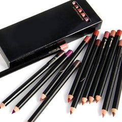 Nice Face 12 Colors Matte Lip Liner Pencil Set Nice Face