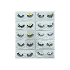 Glamorous Face 12D Mink Hair Eyelashes 10 Pieces GF 8068 Glamorous Face