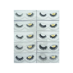 Glamorous Face 12D Mink Hair Eyelashes 10 Pieces GF 8067 Glamorous Face