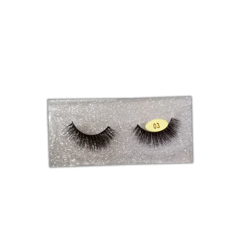 Glamorous Face 12D Mink Hair Eyelashes 10 Pieces GF 8067 Glamorous Face