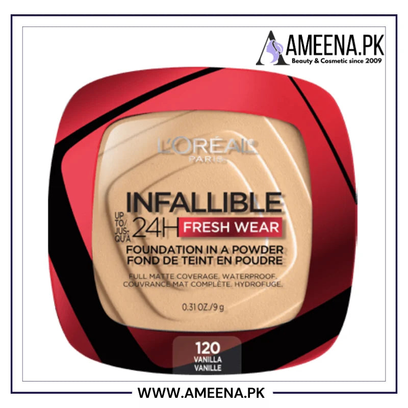 L'Oreal Paris Makeup Infallible Fresh Wear Foundation in a Powder Loreal Paris