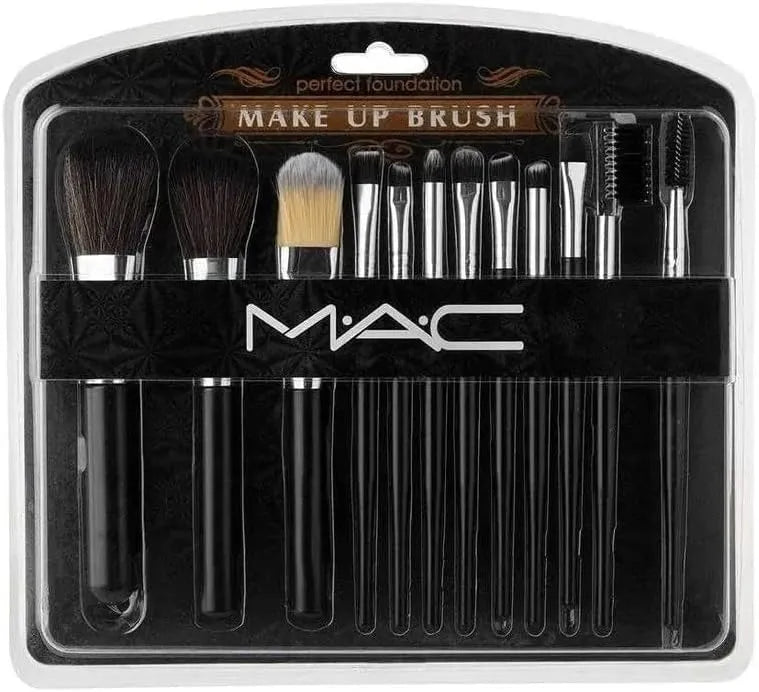 12 Pcs M.A.C Makeup Brush Mac