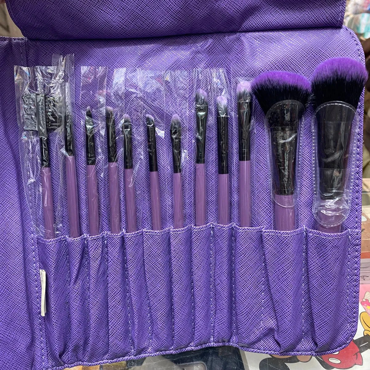 12 Piece Makeup Brush Set Cosmia.pk