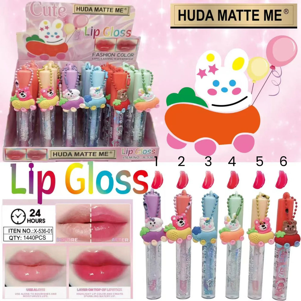 Huda Matte Me Cute Car Shape Lipgloss Huda Matte Me