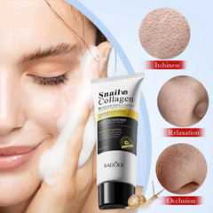 Sadoer Snail Collagen Amino Acid Facial Claenaser 100g Sadoer