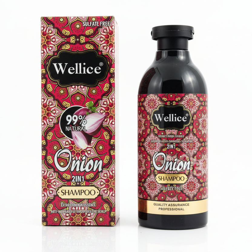 Wellice Sulfate Free Onion Shampoo - 500ml Wellice