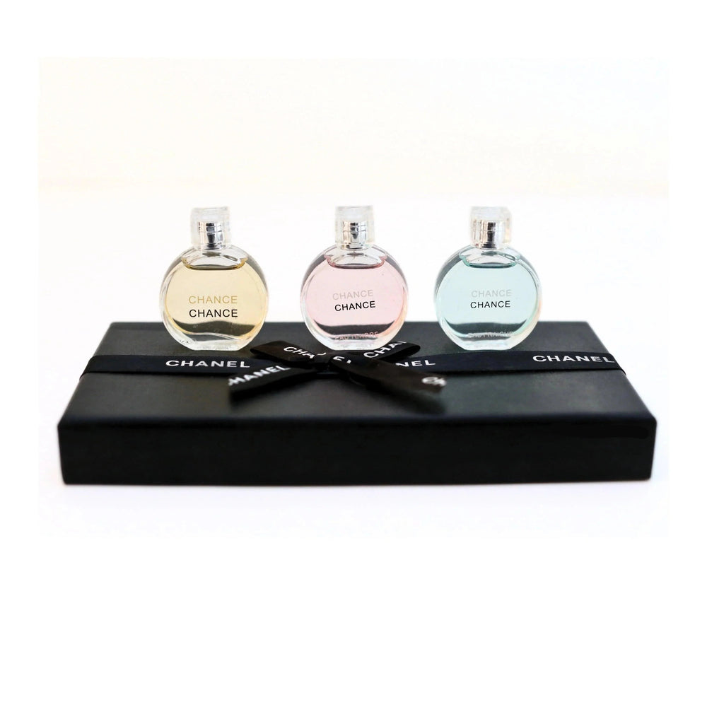 Chanel Perfume Box - Luxury Gift - Pack of 3 (30ml) Chanel