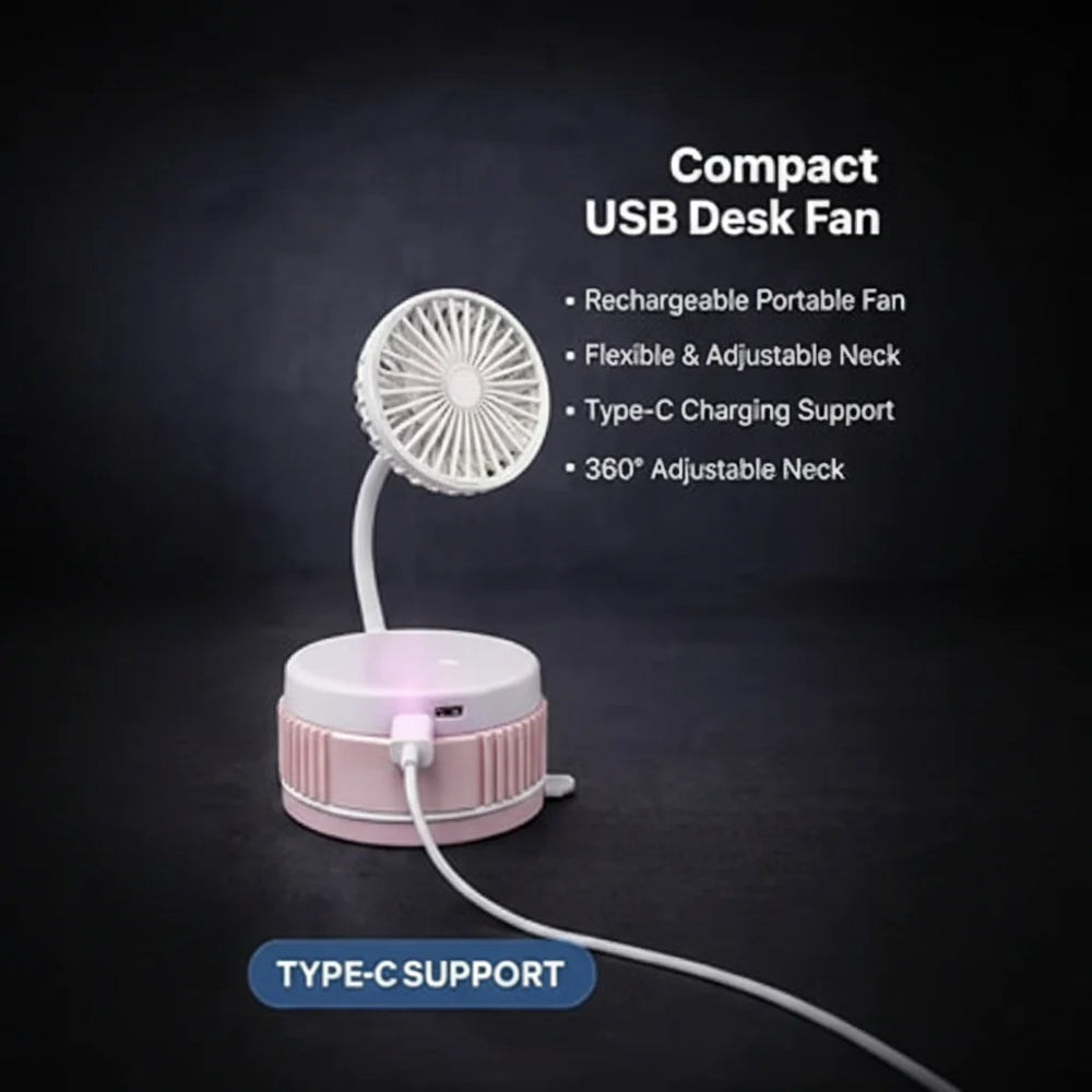 Summer Suction 2-in-1 Mini Portable Fan Cosmia.pk