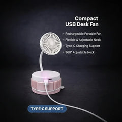 Summer Suction 2-in-1 Mini Portable Fan Cosmia.pk