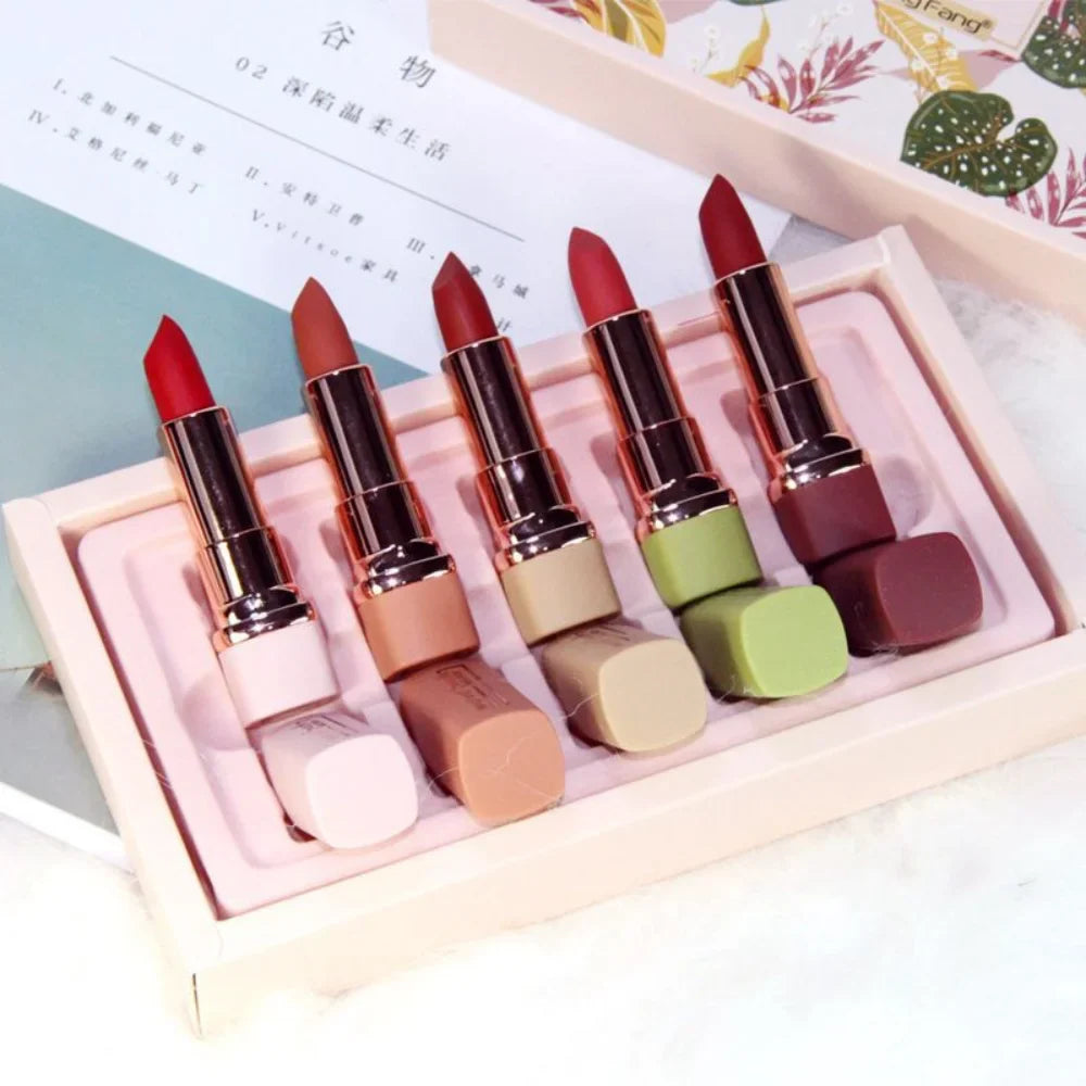 Heng Fang Mousse Magic Tough Smooth Velvet Texture 5 color Matte Heng Fang
