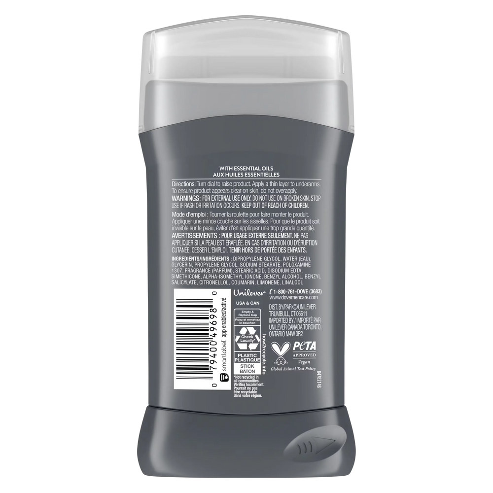 Dove Men+Care Midnight Classico Deodorant Stick - 85g Dove