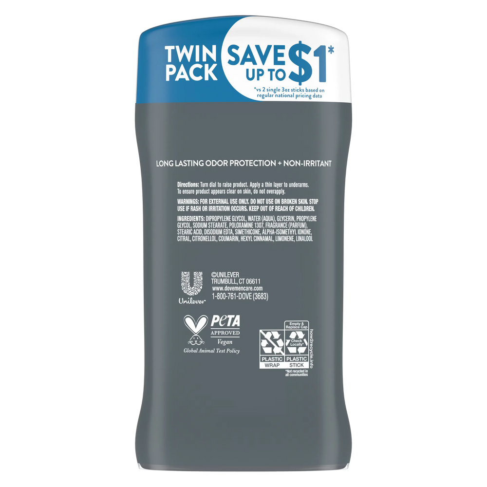 Dove Men+Care Clean Comfort Deodorant Stick - 85g Dove