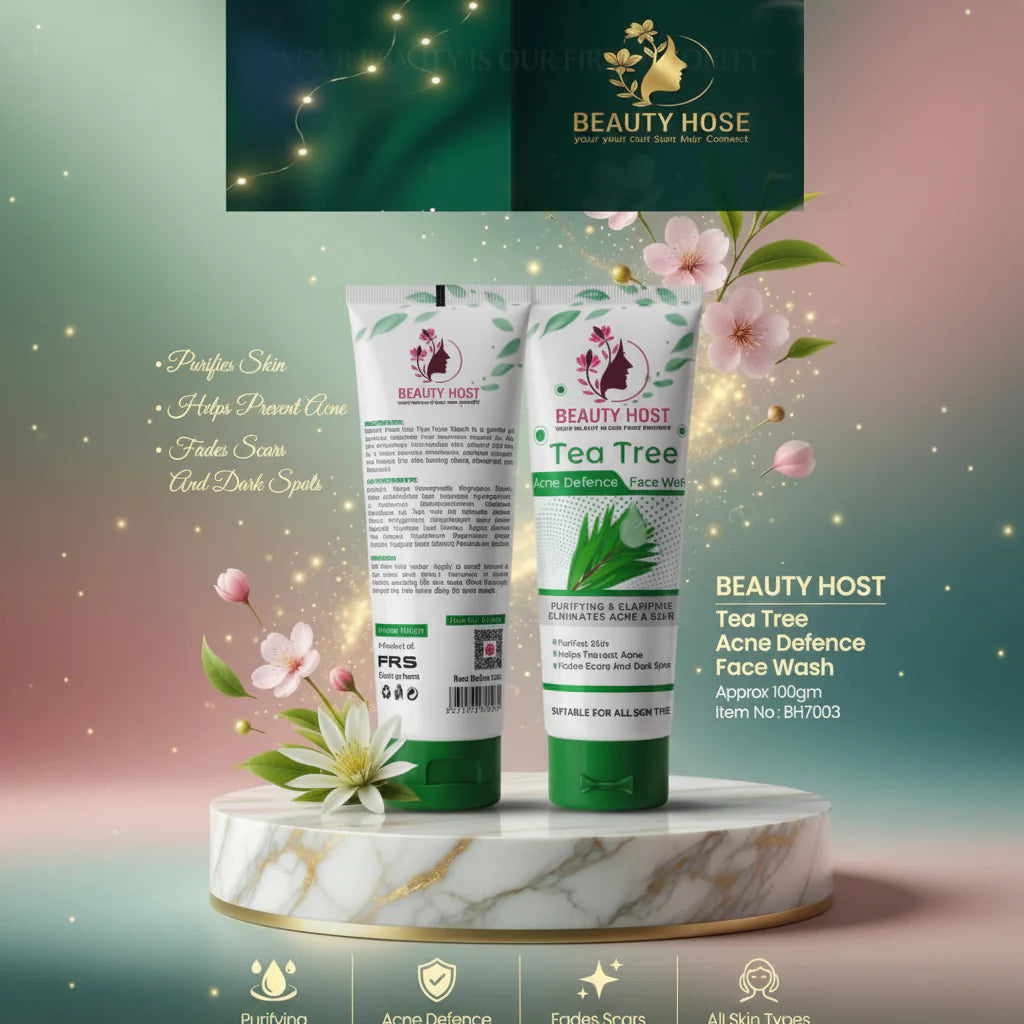 Beauty Host Tea Tree Acne Defence Face Wash - 100ml Beauty Host