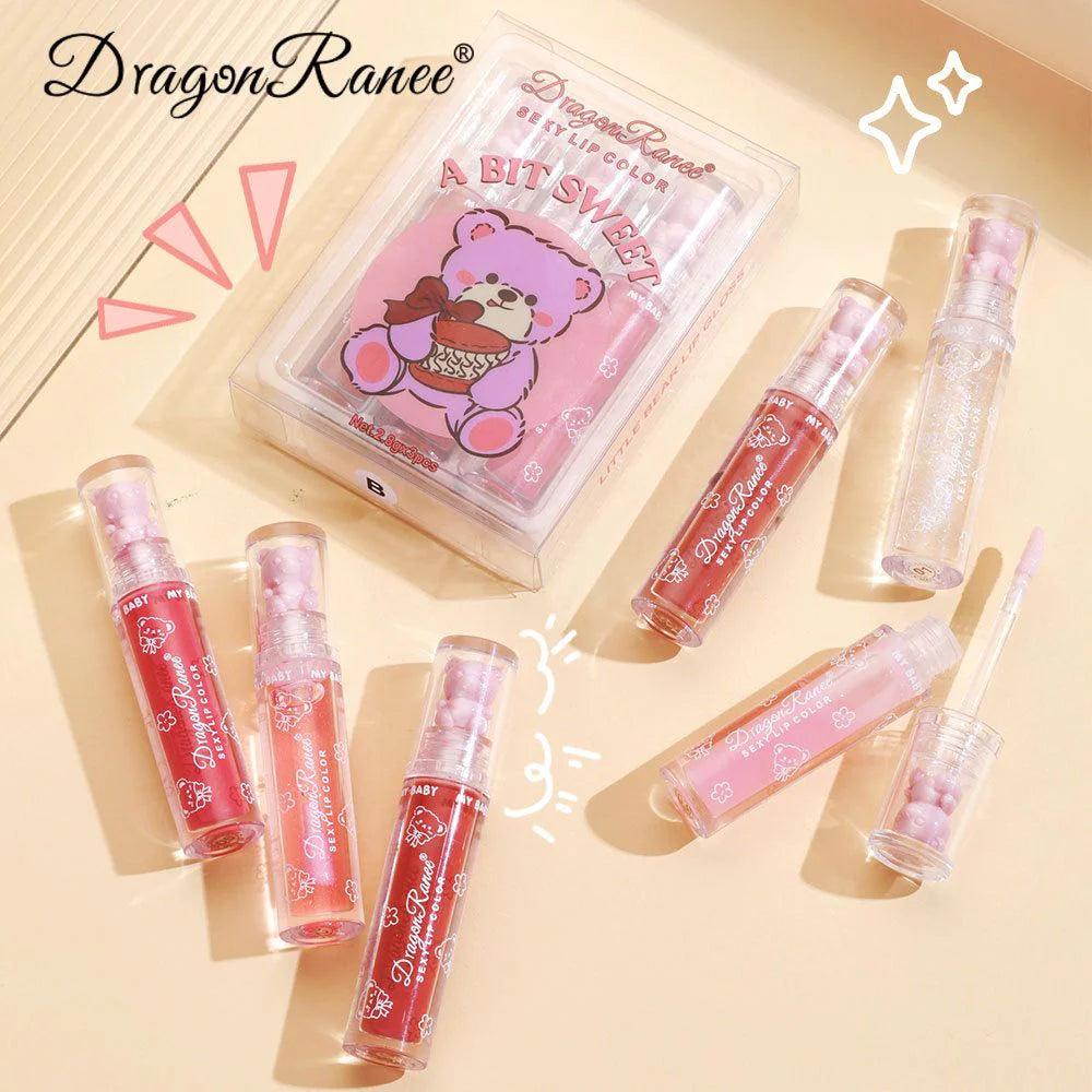 3Pcs Dragon Ranee Bear Sexy Lip Colors Set Dragon Ranee