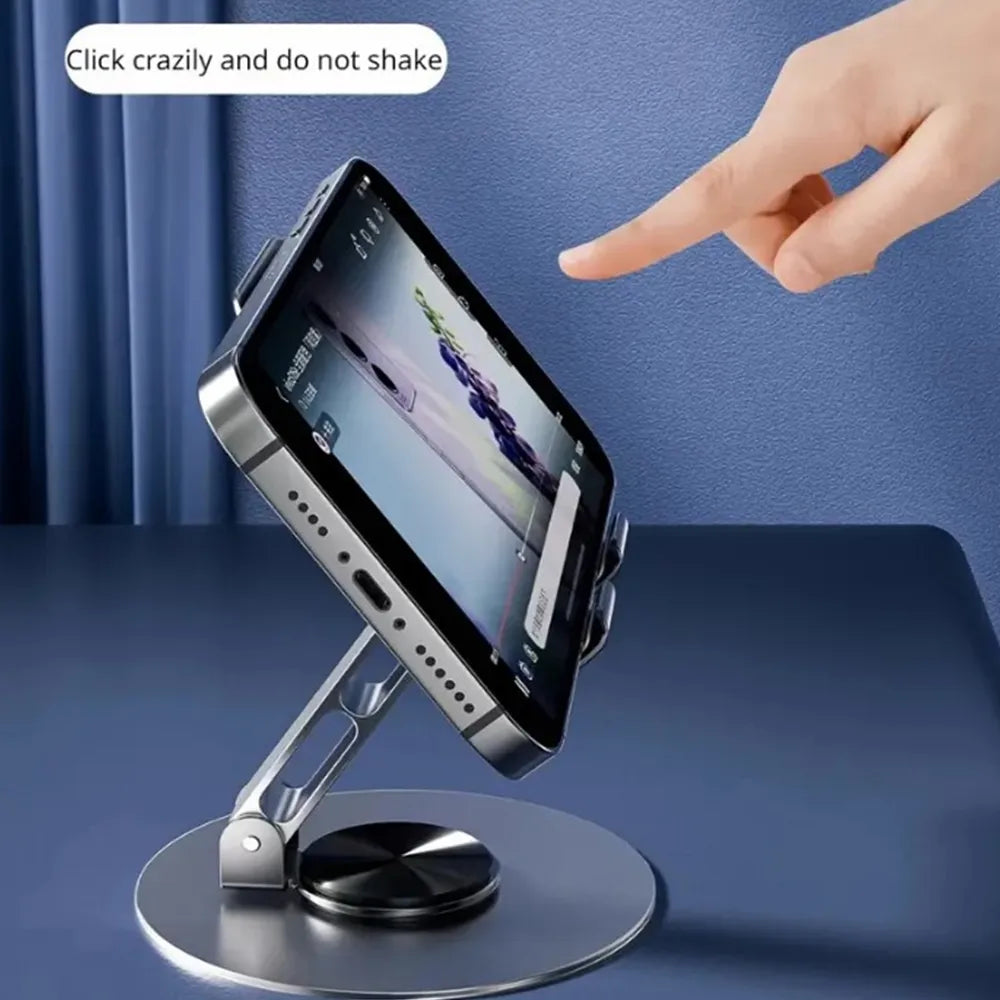Full Metal Mobile Phone Stand 360° Rotating Aluminum Alloy Cosmia.pk