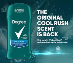 Degree Men Cool Rush Antiperspirant Deodorant Stick - 76g Degree