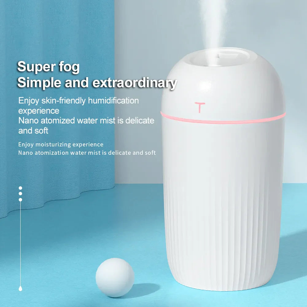 USB Mini Humidifier With 420ML Capacity Intelligent Anti-drying Cosmia.pk