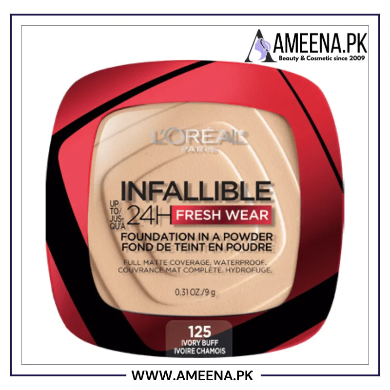 L'Oreal Paris Makeup Infallible Fresh Wear Foundation in a Powder Loreal Paris