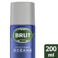 Oceans Deodorant Body Spray by Brut for Men - 200ml Brut