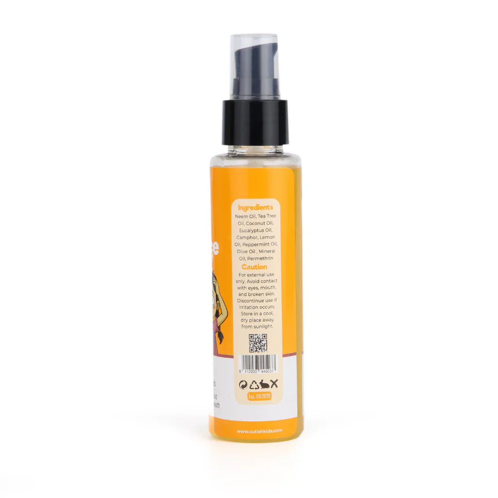 Cutish Anti Lice Hair Oil for Kids - 100ml Cutish