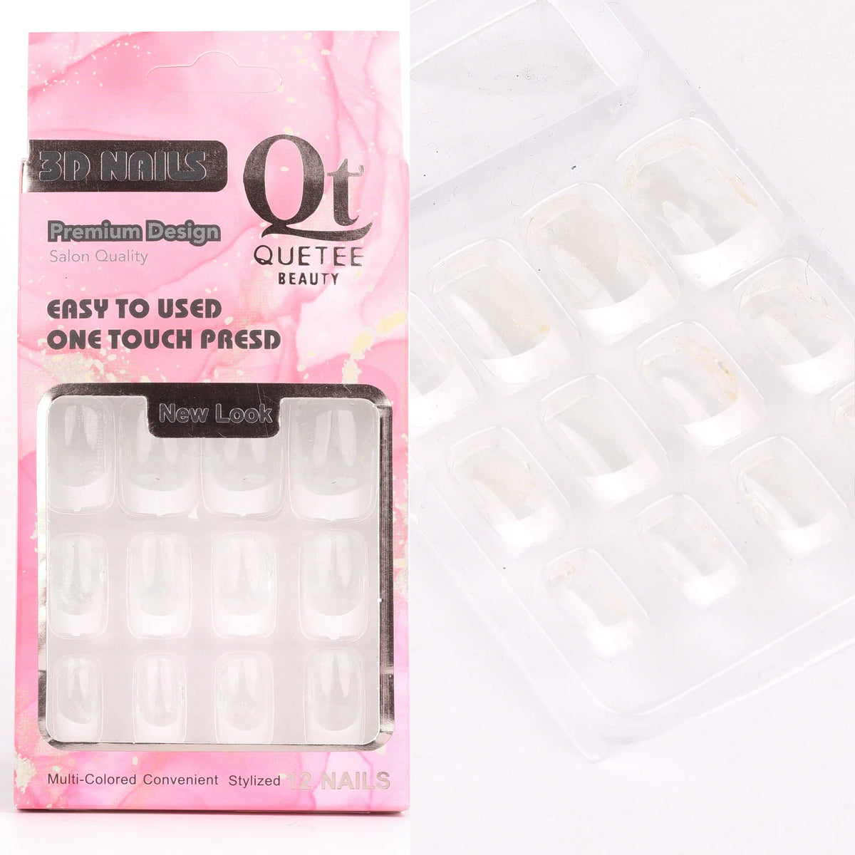 Quetee Beauty  3D Nails Premium Design Fourteen Quetee