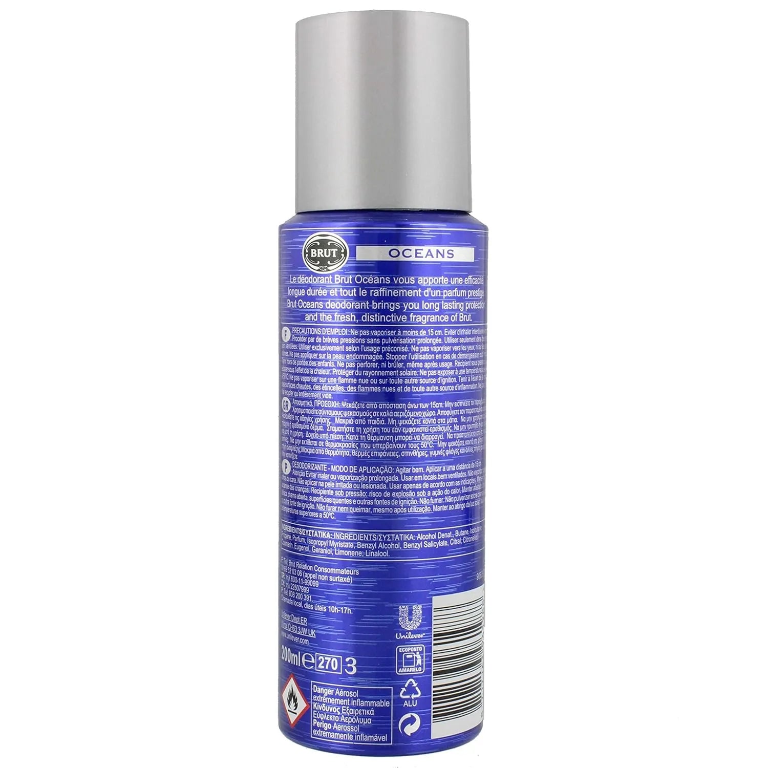 Oceans Deodorant Body Spray by Brut for Men - 200ml Brut