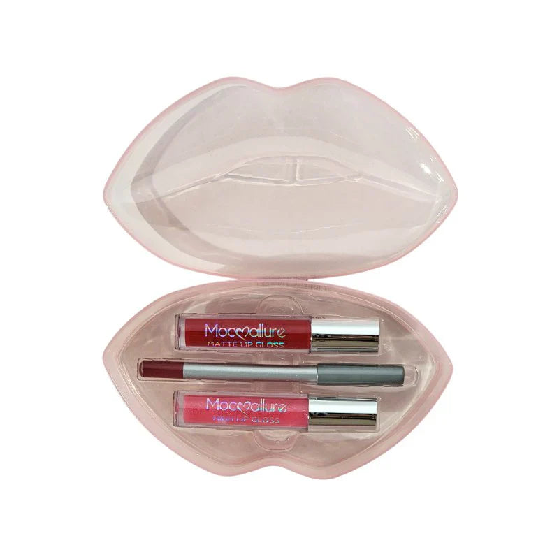 Mocallure 3 in 1 Kiss Day Lipgloss & Lip Liner Mocallure