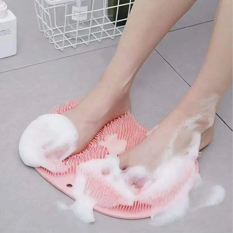 2-in-1 Silicone Bath Foot and Back Scrubber Cosmia.pk