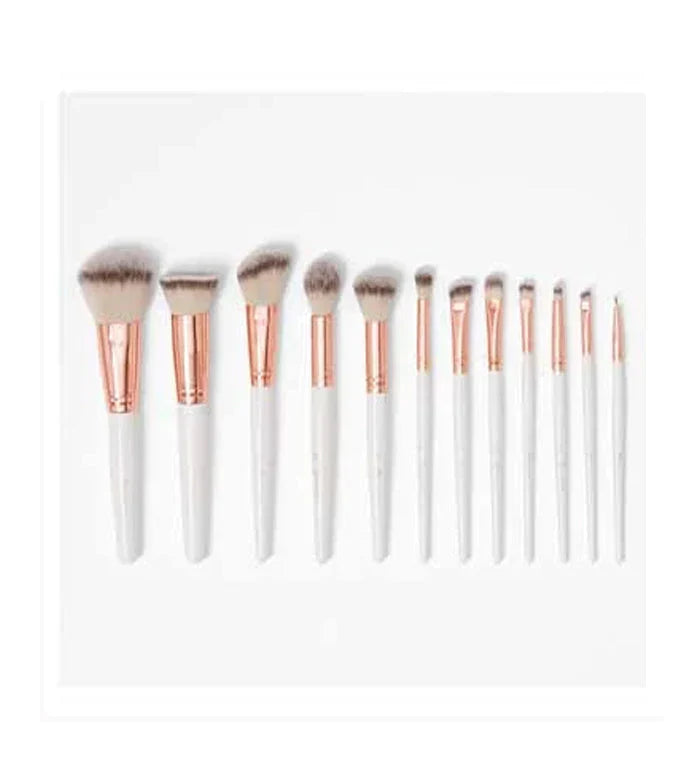 12 Pcs BH Cosmetics Rose Romance Brush Set BH Cosmetics