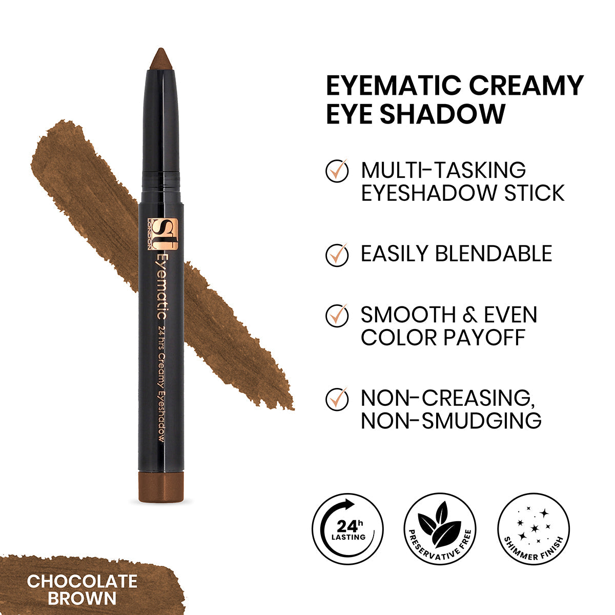 ST London - Eyematic Creamy Eye Shadow cosmia.pk