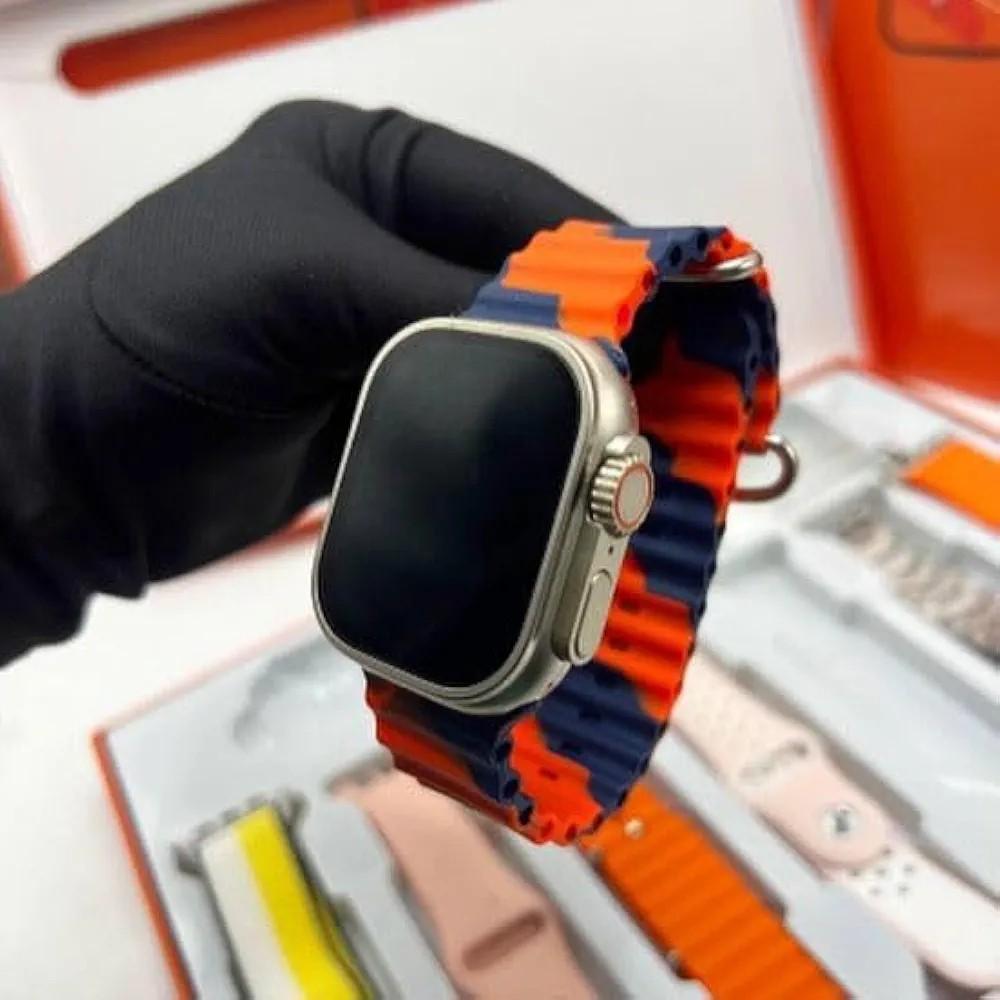 Ultra Smartwatch 7 in 1 Set with Silicone Band & Bluetooth 2.1 Ultra