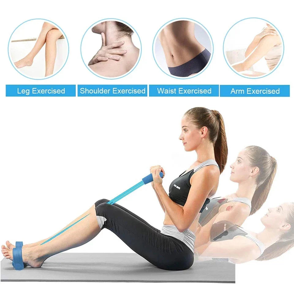 Rubber Pull Tummy Trimmer Waist Trimmer Abs Exerciser Cosmia.pk