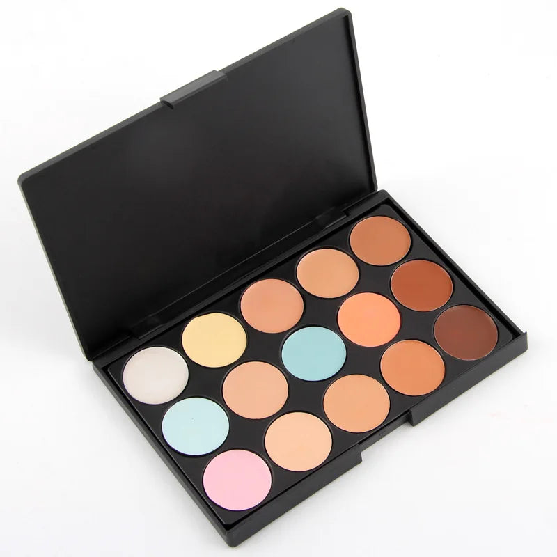 Miss Rose Concealer & Contour Palette -  15 Colors Miss Rose