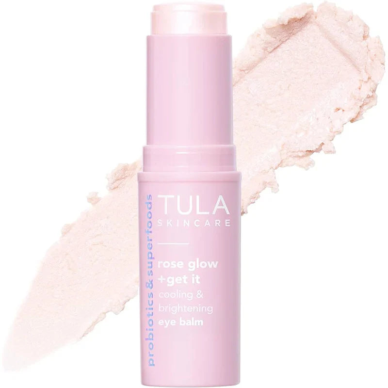 Original TULA Skincare Rose Glow & Get It Cooling & Brightening Eye TULA