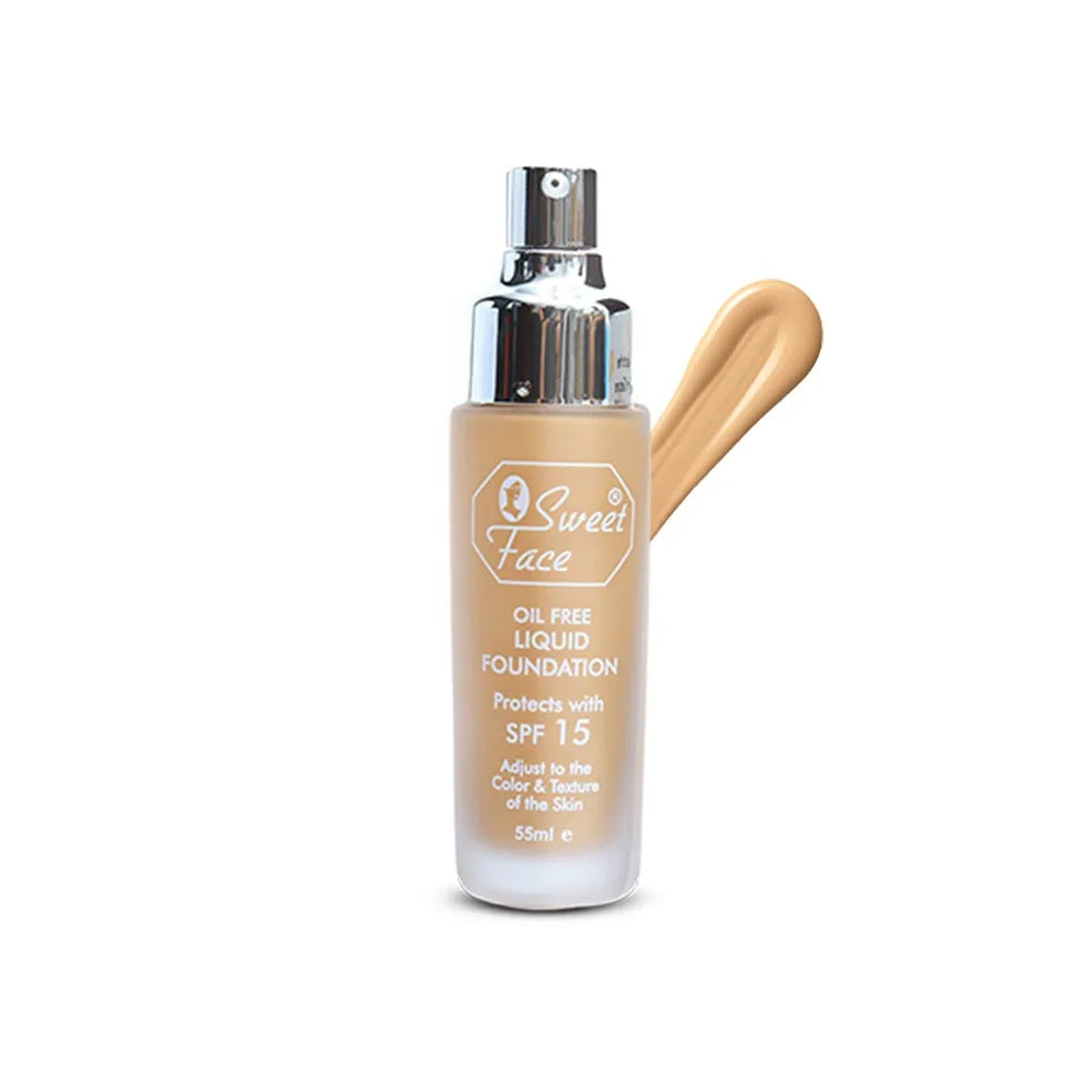 Sweet Face Oil Free Liquid Foundation SPF 15 - 55ml Sweet Face