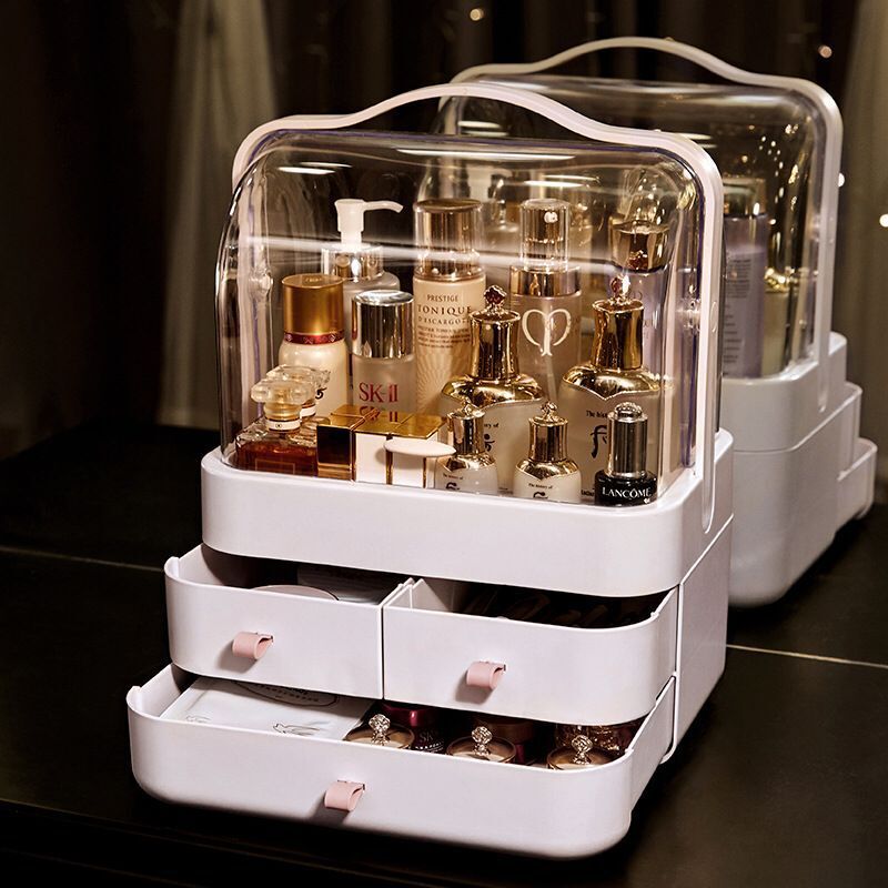 Modern Cosmetic Organizer Makeup Storage Holder 3 Layer Cosmia