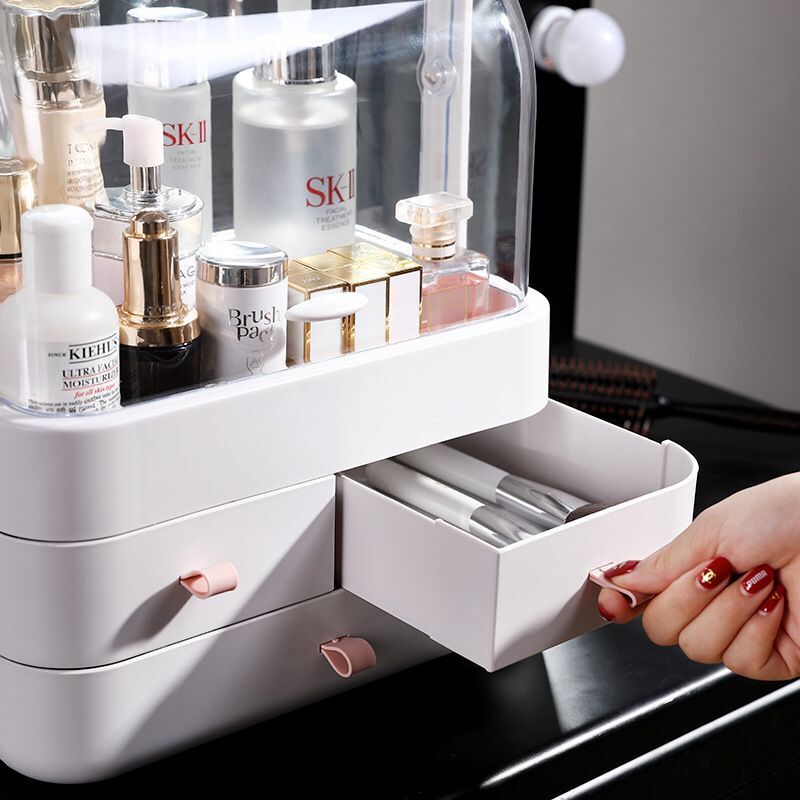 Modern Cosmetic Organizer Makeup Storage Holder 3 Layer Cosmia