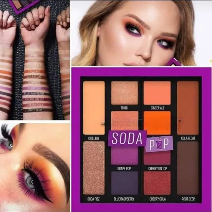 Angel Mask Soda Pop Eyeshadow Palette - 12 Colors Angel Mask