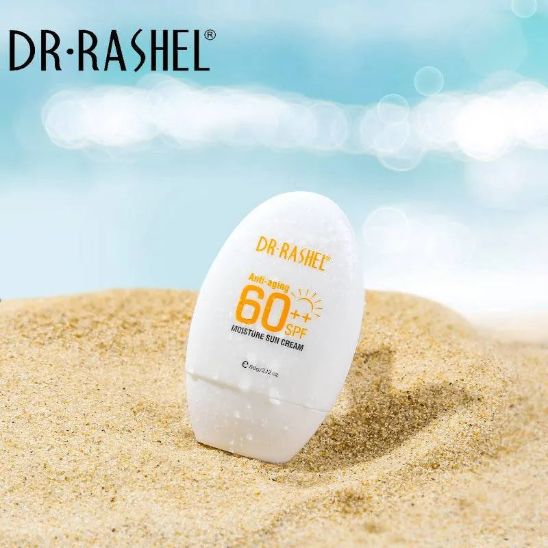 Dr.Rashel 2 PC Set Hydrating And Anti-Aging Sun Protection Cream Soothing & Cooliing Gel Kit 60SPF DR.Rashel